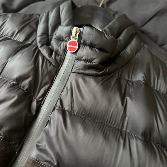 Kiton Vintage Black Puffer Vest with Zip
